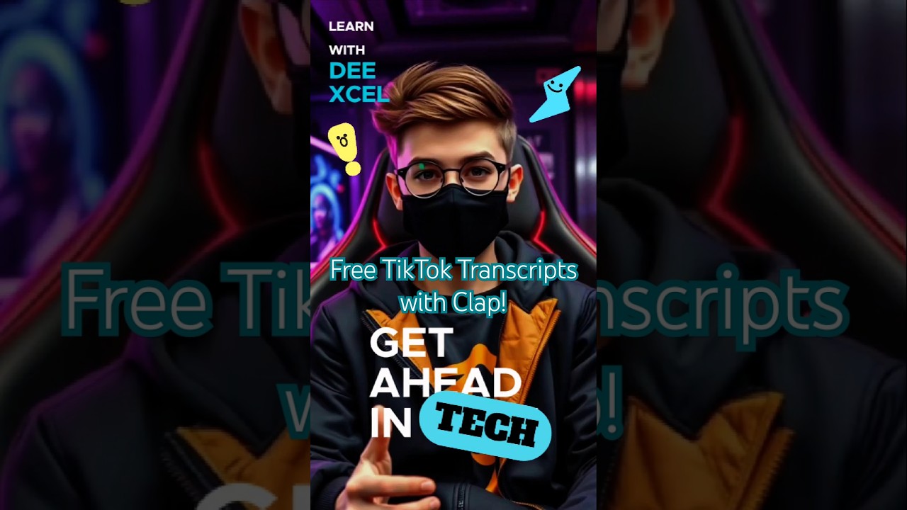 How to Transcribe TikTok Videos for Free with Clap Tool #tips #shorts  #shortstutorial