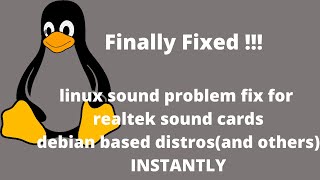 How to fix linux mint ( or ubuntu ) sound problems on realtek sound card INSTANTLY !!!