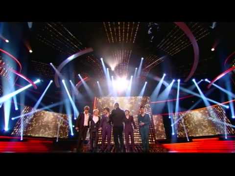 One Direction and Robbie Williams - Live X Factor Final 2010 - She's The One