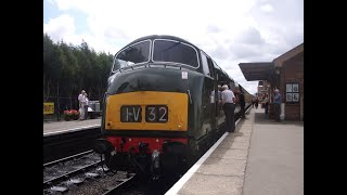 preview picture of video 'D832, plus The Westcountryman, WSR, 6th Aug 2011'