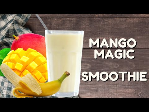 Creamy Tropical Smoothie | Mango Magic at Home