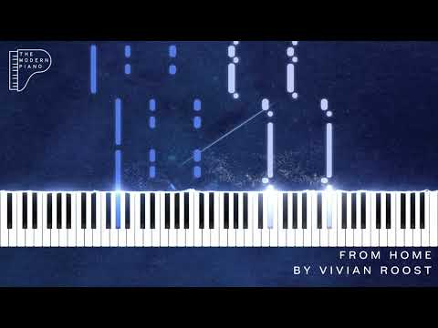 From Home - Vivian Roost [4K Piano Tutorial Visualiser]
