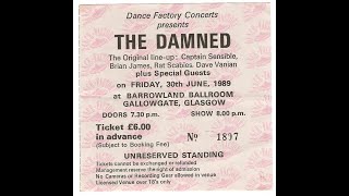 Damned Damned Damned @ the Glasgow Barrowlands 1989