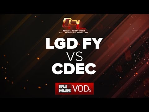 LGD Forever Young vs CDEC, DPL Season 2 - Div. A, game 1 [Tekcac, Jam]