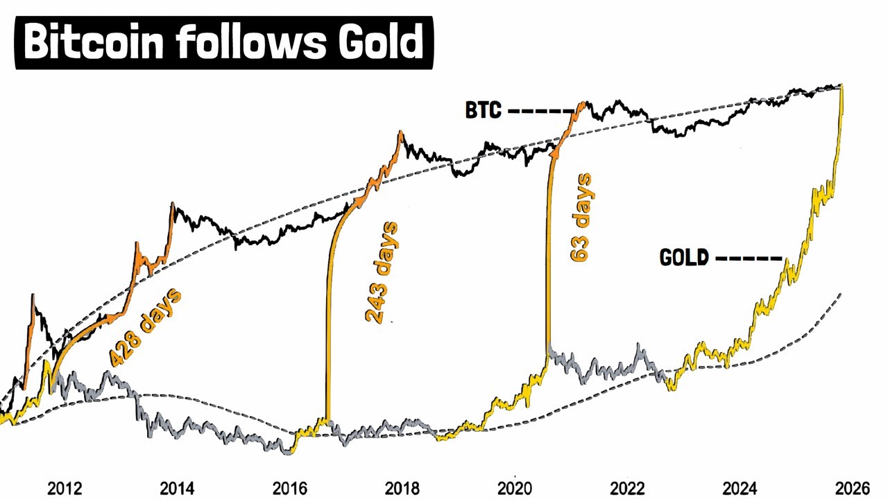 Proof that Bitcoin Follows Gold after Each Rally! Another Leg up on the Way?