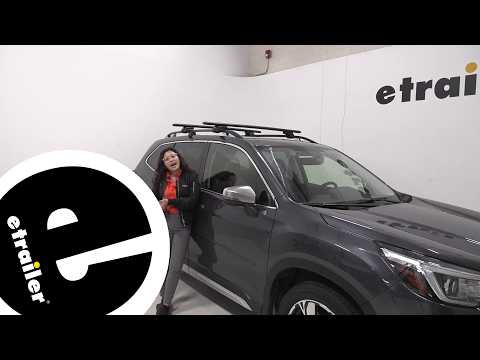 etrailer | Setting up the Thule WingBar Evo Roof Rack for Naked Roofs on your 2020 Subaru Forester
