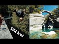 The Craziest Cliff Jumping trip EVER- Switzerland Vlog 🇨🇭