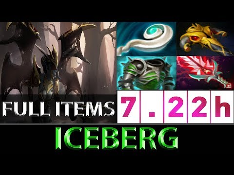 Iceberg [Queen of Pain] 52K Damage Core Full Items ► Dota 2 7.22h