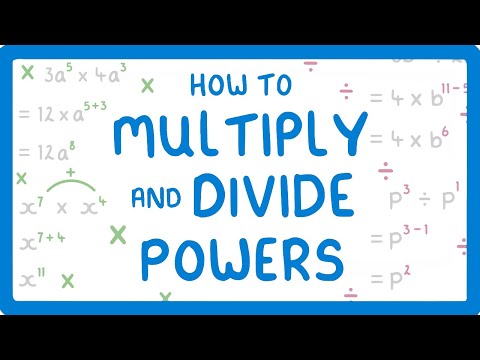 GCSE Maths How to Multiply and Divide Numbers With Powers Powers Part 2 6 30