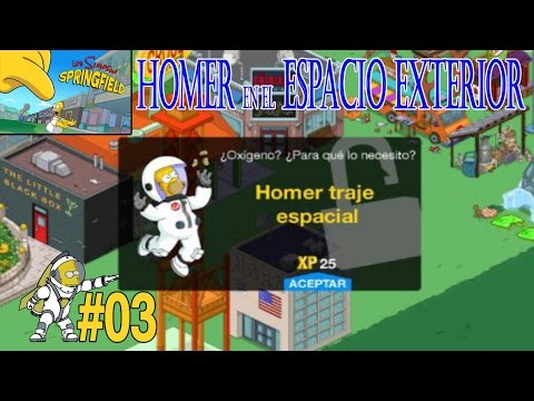 Los Simpson Springfield "Homer en EE: Cap. 3 - Homer traje espacial" por Tony