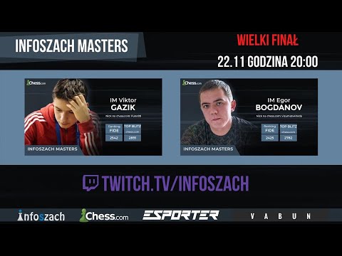 Wielki Finał Infoszach Masters: Viktor Gazik - Egor Bogdanov