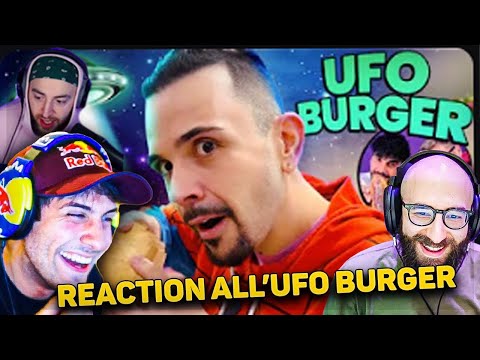 REACTION ALL'UFO BURGER DI CICCIOGAMER con MARZA E PESH