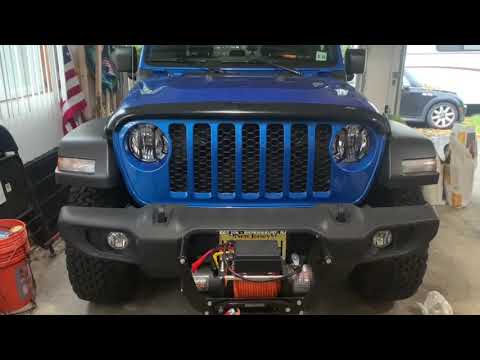 Jeep gladiator JL JLU curt front receiver install