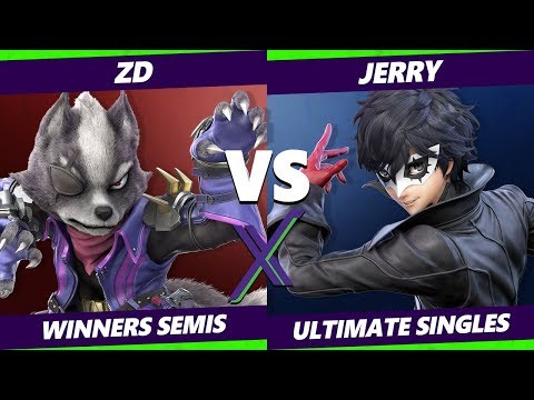 S@X 349 Online Winners Semis - ZD (Wolf, Fox) Vs. Jerry (Joker) Smash Ultimate - SSBU