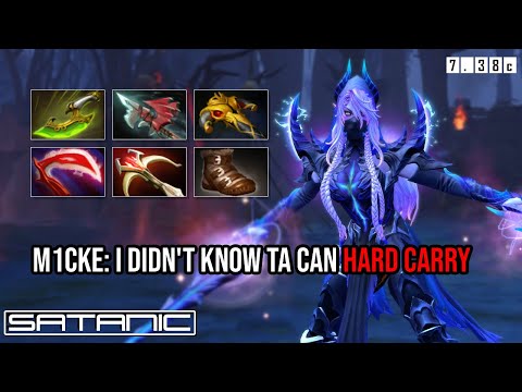 WTF Blink and Meld Counter Everything - PARIVISION Satanic Carry Templar Assassin - Dota 2 in 4k