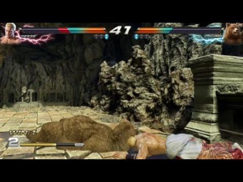 TEKKEN™7 Rayan (Geese) Vs Dr Mery (Kuma) Kuma 1+2 Hamer Again And Again