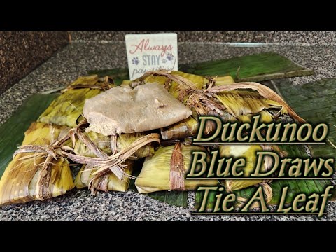 How To Make Blue Draws, AKA (Duckunu ,Tie A Leaf) A Jamaican Treat