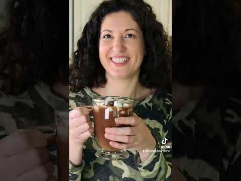 Vegan Hot Chocolate with Oatly Oat Milk #shorts #vegan