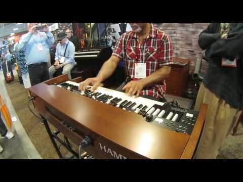 Summer NAMM 2016   Ike Stubblefield plays the Hammond XK 5 Organ