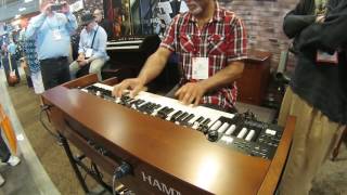 Summer NAMM 2016   Ike Stubblefield plays the Hammond XK 5 Organ
