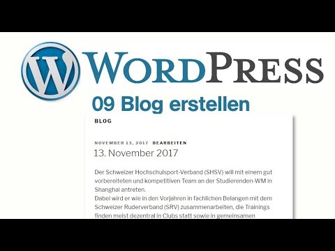 09 Blog erstellen
