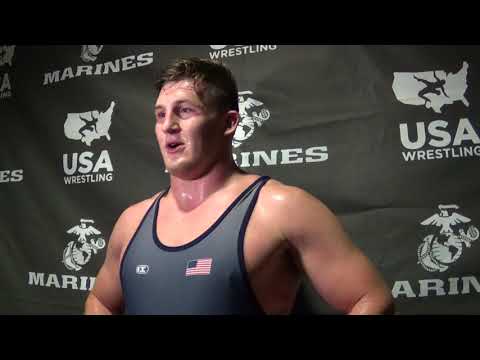 Mason Parris after 125 kg MFS semifinals win at World Team Trials