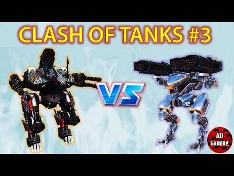 War Robots - Fenrir VS Falcon - Clash Of Tanks #3 + Intense FFA Battle