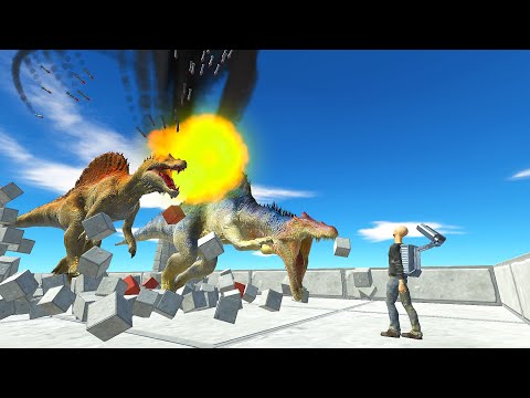 GOD ROCKET LAUNCHER VS 2x EVERY UNIT ON OBSTACLE LINE | ANIMAL REVOLT BATTLE SIMULATOR