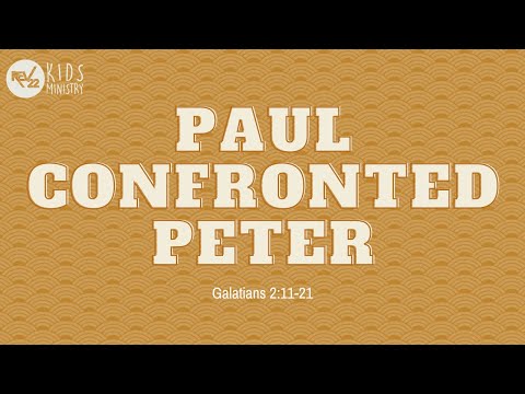 Paul Confronted Peter | Miss Tabitha