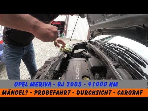 Opel Meriva - 2005 - 91,000 km - What's wrong? - What defects? Inspection / test drive