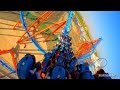 Scream Roller Coaster HD POV King Of Inversions Six Flags Magic Mountain 2015