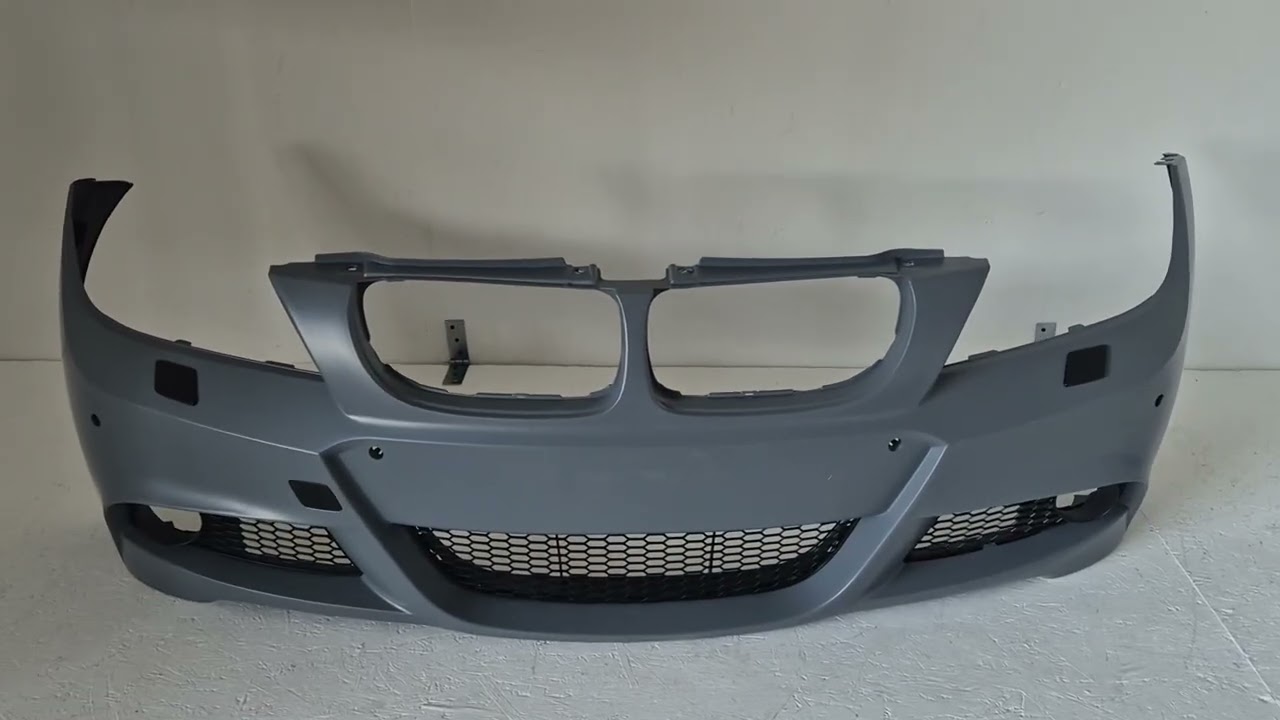 BMW 3 серия E90/E91 2005-2011 гг. Передний бампер M-Sport (для 2008-2011) Video 1