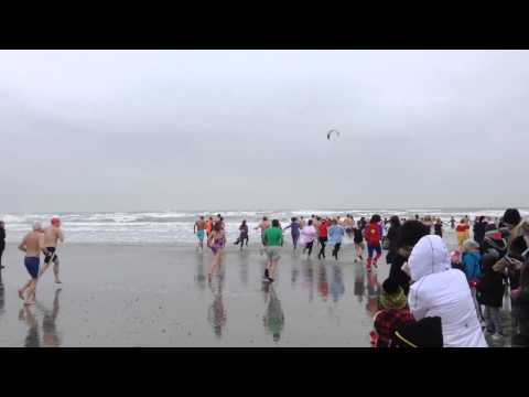 East Wittering Big Dip  Jan 1st 2015