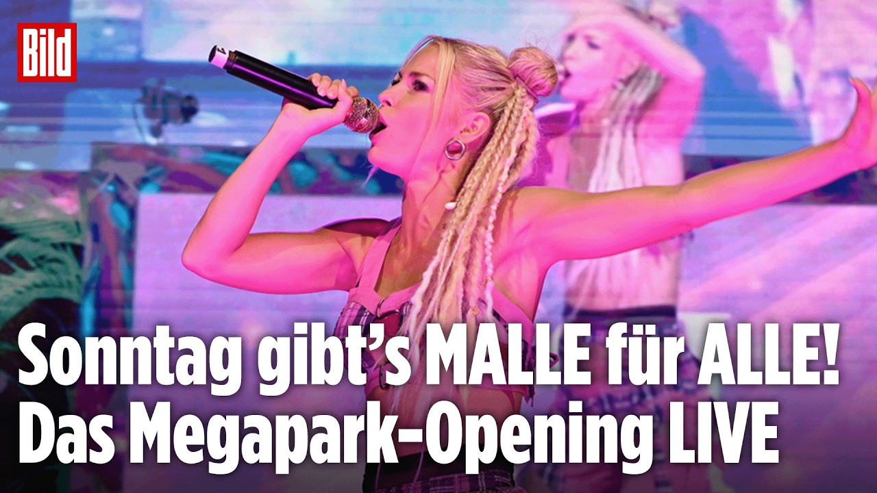Das Megapark-Opening LIVE bei BILD: Am Sonntag ab 12 Uhr