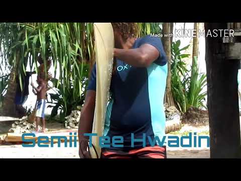 Surfing Vanimo - 3 Times Champion. Semii Tee Hwadin