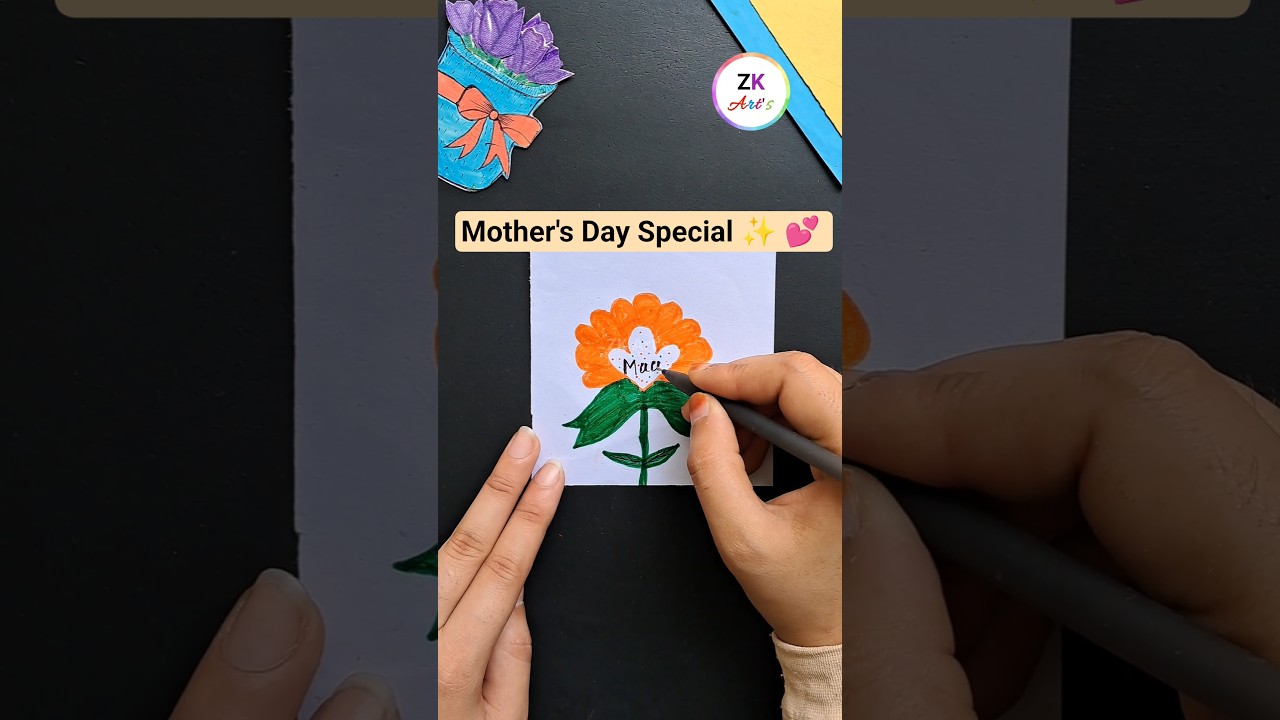 Happy Mother's Day ✨️ | Mother's Day Drawing #shorts #drawing #art #easy #mothersday #ytshorts