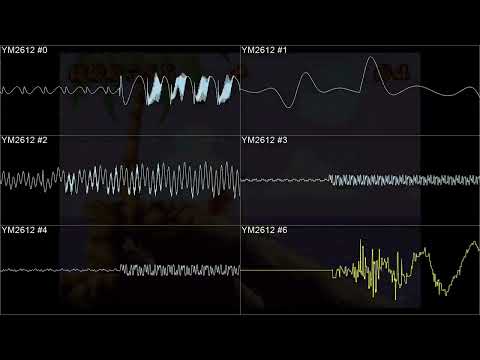 Puggsy - The Beach - In Oscilloscope and Gameplay View!