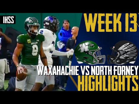 Waxahachie Triumphs Over North Forney 37-20 in Area Round