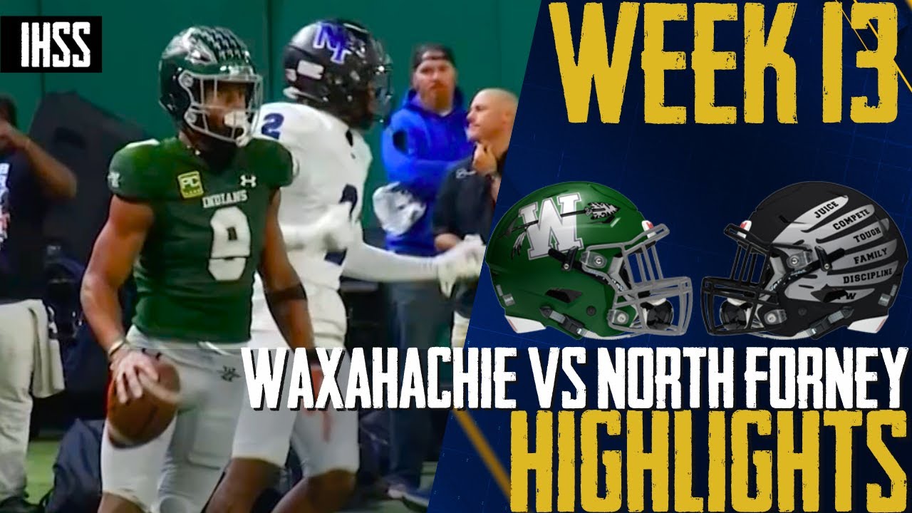 Waxahachie Triumphs Over North Forney 37-20 in Area Round