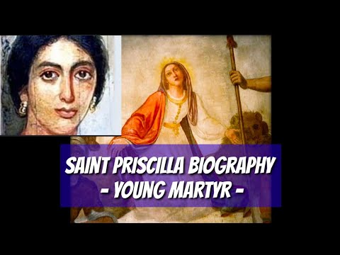 Saint Priscilla Short Biography young Martyr