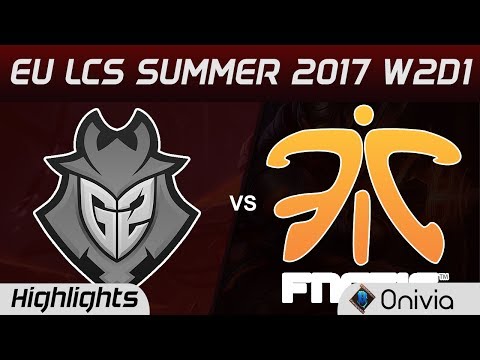 G2 vs FNC Highlights Game 3 EU LCS SUMMER 2017 G2 Esports vs Fnatic by Onivia