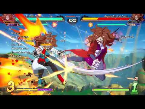 DBFZ - MY ENTRY TO ‎@eva69  COMBO CONTEST #13 Z BROLY 21(LAB COAT) BOMBERMAN T.O.D