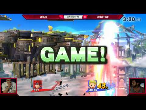 VS Weekly 8/9/18 - Losers Qtrs - Goblin (Roy) vs ChocoTaco (Lucas) - Smash 4
