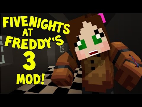 PopularMMOs Pat And Jen Minecraft ESCAPE FIVE NIGHTS AT FREDDY'S 4 CHALLENGE Modded Mini Game