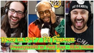 ROYCE DA 5&#39;9&quot; | DJ PREMIER | #FREESTYLE090 WITH FUNK FLEX - REACTION!!!