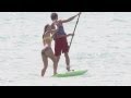 Myleene Klass Tones Her Bikini Body As She Paddleboards With A Mystery Man Splash News