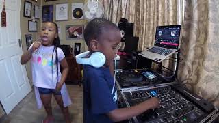 Check out Dj Arch Jnr (5yrs) and BK (7yrs) showing of their crazy skills.