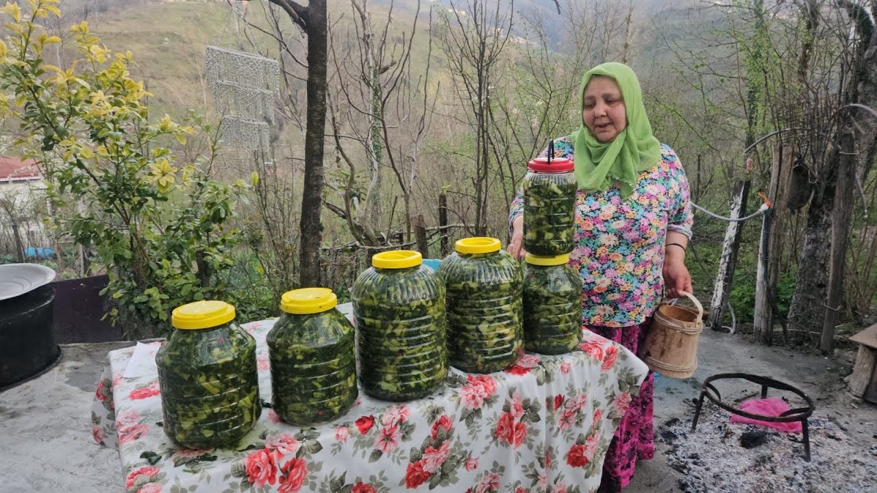 ‼️KADRİYE ABLA BORCUNU VERDİ YEMYEŞİL AŞAMA AŞAMA KIŞ TURŞUSU ‼️🔥