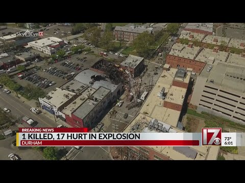 Durham gas explosion: 1 dead, at least 17 injured; business destroyed