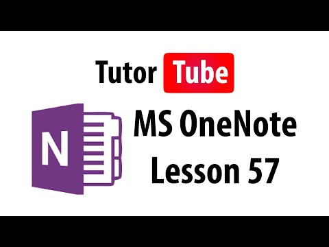 MS OneNote Tutorial Lesson 1 OneNote Interface